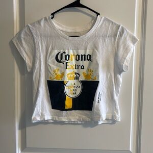 corona cropped tee (size xl)